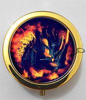 BlackKey Rhino 3-Compartment Decorative Pocket Gift Box Case Organizer for Pill, Color 2 -2262