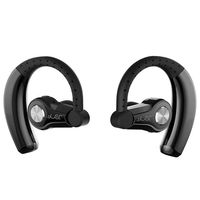 Jennyfly True Wireless Headphones with Microphone,Richer Bass HiFi Stereo in-Ear Earphones with Noise Cancelling Microphone - Black