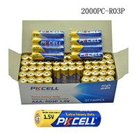 AAA MN2400 E92 R03P UM4 AAA Size 1.5V Heavy Duty Zinc-Carbon Battery Count Pcs (2000)