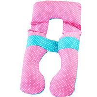 XMGJV U-Shaped Pillow-Multi-Functional prenatal Pregnant Women Sleeping Pillow Side Lying U-Shaped Pillow, Living Room, Study, Bedroom, Travel Reduced Back Pain U-Shaped Pillow Sleep aid