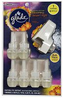 Glade Plugins Blooming Desert Night 6 Refills and 1 Warmer