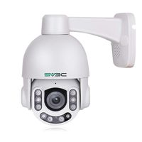 PTZ POE Camera Outdoor 5MP with Built-in Microphone for Two Way Audio, SV3C 10 LEDs Super HD Pan Tilt 5X Zoom Security Surveillance Dome IP Camera, Support SD Card Recording up to 128gb(HX Series)