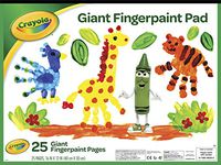 Crayola Giant Fingerpaint Paper, 25 Pages, 16" x 12" (99-3405)