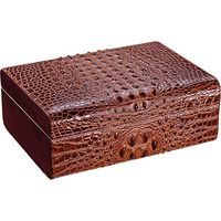 JUFU Cigar Box Cigar Box, Cigar Humidor, Cedar Wood Cigar Box, Cigar Box, Built-in Thermometer, 50 Pieces, 2 Colors Optional @@ (Color : A)