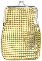 Eclipse Gold Luxury Mesh Sequin Cigarette Case Pouch, Coin Purse, Kings, 3232