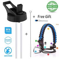 Wide Mouth Straw Lid for Hydro Flask and Most Sports Water Bottle. by SHAI