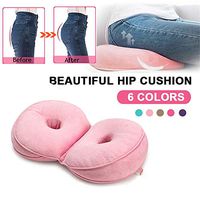 Dual Comfort Hips Up Seat Cushion,18'' Multifunctional Orthopedic Seat Cushion,Non-Slip Chair Pad for Tailbone Pain,Back Pain & Sciatica Relief