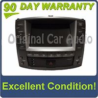 2006 2007 2008 Toyota Lexus IS250 IS350 GPS Navigation Monitor w/ Climate Controls Touch Screen Radio