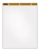 TOPS Standard Easel Pads, 3-Hole Punched, 27 x 34 Inch, Plain White, 50 Sheets/Pad, Carton of 4 Pads (7901)