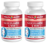 Potassium Supplement Capsules - GLUCOSAMINE and MSM - Maintain Optimal Muscle and Nerve Function (2 Bottles)