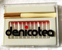CIGARETTE HOLDER Denicotea Lady White with Ejector No 20203 + 10 filters