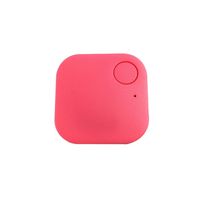 Gotd Smart Bluetooth Mini GPS Tracker Locator Alarm Pet Child Wallet Key Finder (Pink)