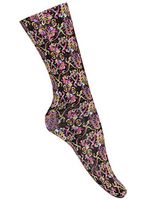 Celeste Stein Compression Socks Black Abstract One Size