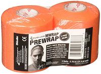 Mueller MWrap Latex-Free Prewrap, 2.75" X 21.4 Yd Roll, Orange, 2 Pack