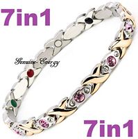 Titanium Magnetic Germanium Energy Power Energy Bracelet Jade Copper Magnet 7in1 22583