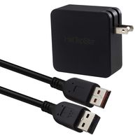 AC Wall Charger for Lenovo Yoga 900 Yoga 4 Pro 80MK 80UE Yoga 3 11 1170 80J8 ADL40WCC ADL40WDB ADL40WDA ADL40WCD ADL40WCG ADL65WCC GX20H34904 GX20K15992 Laptop Power Adapter with USB Cable