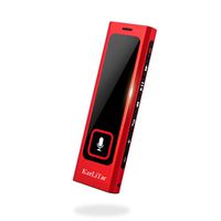KerLiTar K-R03 Digital Voice Activated Recorder Sound Audio Recorder MP3 Player Dictaphone Recording Device for Lectures/Meetings/Interviews (Red)