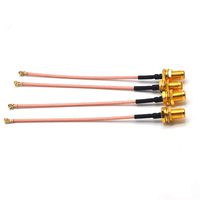 Padarsey 4 Pcs RF U.FL(IPEX/IPX) Mini PCI to SMA Female Pigtail Antenna Wi-Fi Coaxial RG-178 Low Loss Cable (4 inch (10 cm))