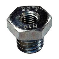 PFERD 84645P Power Minigrinder Adapter Insert, 5/8"-11 UNC Brush Thread, M10 x 1.25 Tool Spindle (Retail Pack of 5)