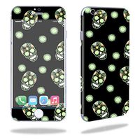 MightySkins Protective Vinyl Skin Decal Compatible with Apple iPhone 6/6S wrap Cover Sticker Skins Glowing Skulls