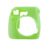 Ngaantyun Soft Silicone Camera Bag Jelly Protective Case Skin Cover for Fujifilm Instax Mini 8/8+/9 Instant Film Camera - Green