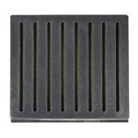 Cuban Crafters Accessories Cigar Humidifiers Black Square Humidifier 3.15 Length X 2.75 Width X .71 Height