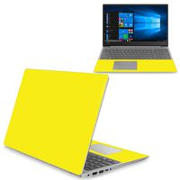 MightySkins Skin Compatible with Lenovo Ideapad 330S 15" (2018) - Solid Yellow | Protective, Durable, and Unique Vinyl Decal wrap Cover | Easy to Apply, Remove, and Change Styles | Made in The USA