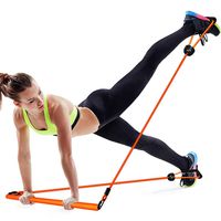 HMMSP Portable Sports Equipment Home Multi-Function Elastic Rope Hips Stovepipe Weight Loss Stretcher Pilates Stick