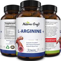 Purest L Arginine Supplement on the Market 60 Capsules – Boost Nitric Oxide Levels, Endurance & Full Time Energy Enhancement – Potent and Effective for Men, Women and Teens – Best L-Arginine