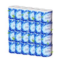 OOEOO Multifold Paper Toilet Roll Paper Smooth Soft Professional Series Premium Toilet Paper, Home Kitchen Enviro Friendly Recycled Toilet Tissue, Highly Absorbent Hand Towels for Daily Use (24 Pack)