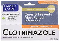 Clotrimazole Antifungal Cream 1% USP 1.0 oz Compare KtbYa to Lotrimin Active Ingredient Pack of 2 vBuqp