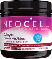 NeoCell Collagen Protein Peptides, Pomegranate Acai Flavored 15.1 Ounce Tub (Package May Vary)