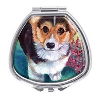 Pembroke Corgi Puppy Design Pill Case Box Western Medicine Tablet Holder Decorative Pill Box for Pocket or Purse
