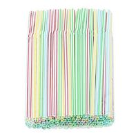 Pack of 150 Classic Flexible Straws - Assorted Colors