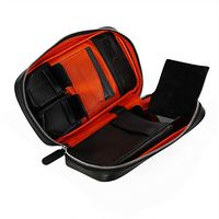 BoTaiDaHong 5 Cigars Gift Box Genuine Leather Cigar Case Travel Humidor Bag Cigar Holder