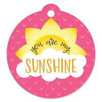 You are My Sunshine - Baby Shower or Birthday Party Favor Gift Tags (Set of 20)