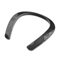 Occitop Wearable Neckband Wireless Mini Stereo Bluetooth Speaker Headset (Black)