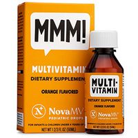 NovaFerrum - NovaMV Multivitamin for Infants and Toddlers - 50 mL - Vegan Verified, Natural Fruit Flavors, Natural Sweeteners, Sugar-Free, Gluten-Free.