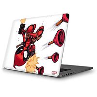 Skinit Decal Laptop Skin for MacBook Pro 13-inch (2014) - Officially Licensed Marvel/Disney Deadpool Baby Fire Design