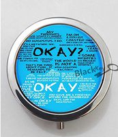 BlackKey Okay Okay 3-Compartment Decorative Pocket Gift Box Case Organizer for Pill, Color 1 -71