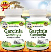 GARCINIA CAMBOGIA EXTRACT WITH 85% HCA IS A VERY EFFECTIVE SUPPLEMENT FOR QUICK WEIGHT LOSS - GLUTEN FREE - 100% NATURAL - 100% PURE AND SAFE TO USE WITH NO SIDE EFFECTS - 1000 mg CAPSULES - 120 PILLS