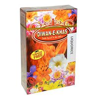 Diwan-E-Khas Liquarice Hookah Flavour 100% Tabacco Free (Pack of 5)