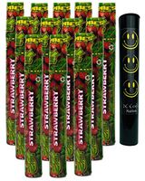Herb Airtight Tube Pocket Protector with Cyclones Strawberry Hemp Cones 12 Count DC Crafts Nation- Happy Face
