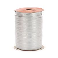 Berwick Offray Matte Silver Raffia Ribbon, 1/4'' Wide, 100 Yards