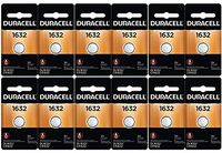 12-Pack Duracell 1632 Batteries 3.0 Volt Lithium Coin Button