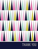 Design Design Rows Of Tall Triangles Thank You Note Cards 20 Count 119-07728