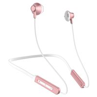 Bluetooth Headphones, 10 Hrs Playtime, Wireless Headphones with Neckband, Built-in HD Mic, IPX5 Waterproof Running Headphones, Magnetic HD Stereo Bluetooth Wireless Earphones for Workout (Rose Gold)