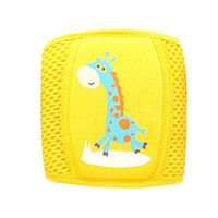 Yellow Toddlers Walking Knee Pads Anti-Fall Adjustable Protective Pad