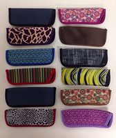 Wholesale Lot- 10 Foster Grant Reading Glasses Slim Soft Sleeve Cases New Assorted