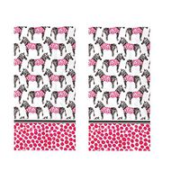 IHR Disposable Folded Bathroom Hand Towel, Paper Guest Towels, Party Buffet and Dinner Napkins 2 Packs of 16 (Total 32 ct) (Zebra)
